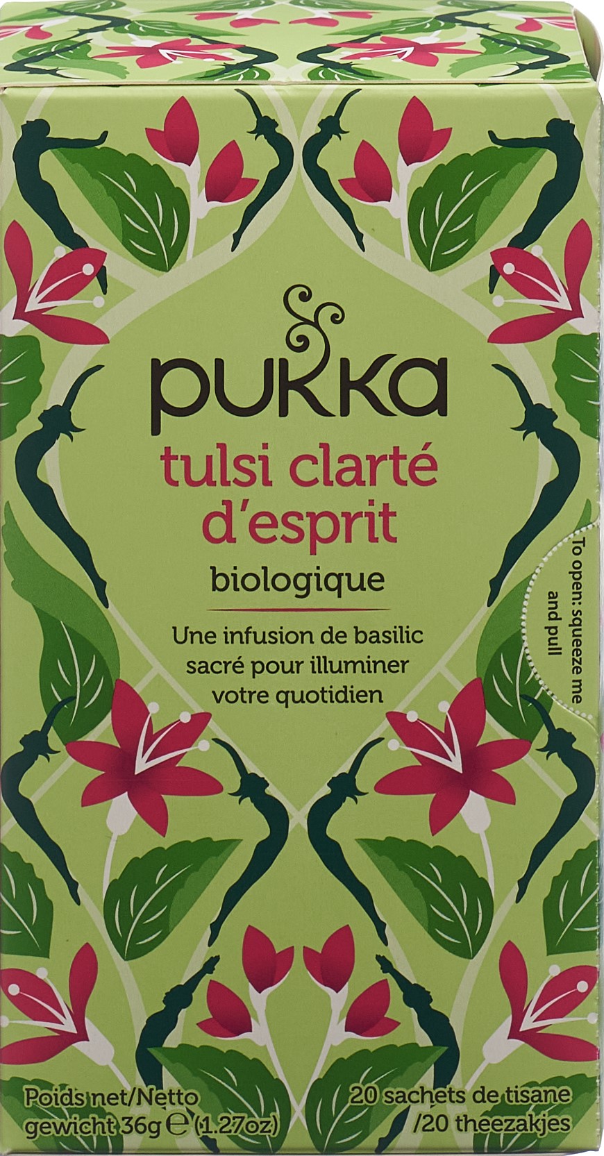 Infusion bio Pukka Tulsi Clarté d'Esprit - Pukka herbs