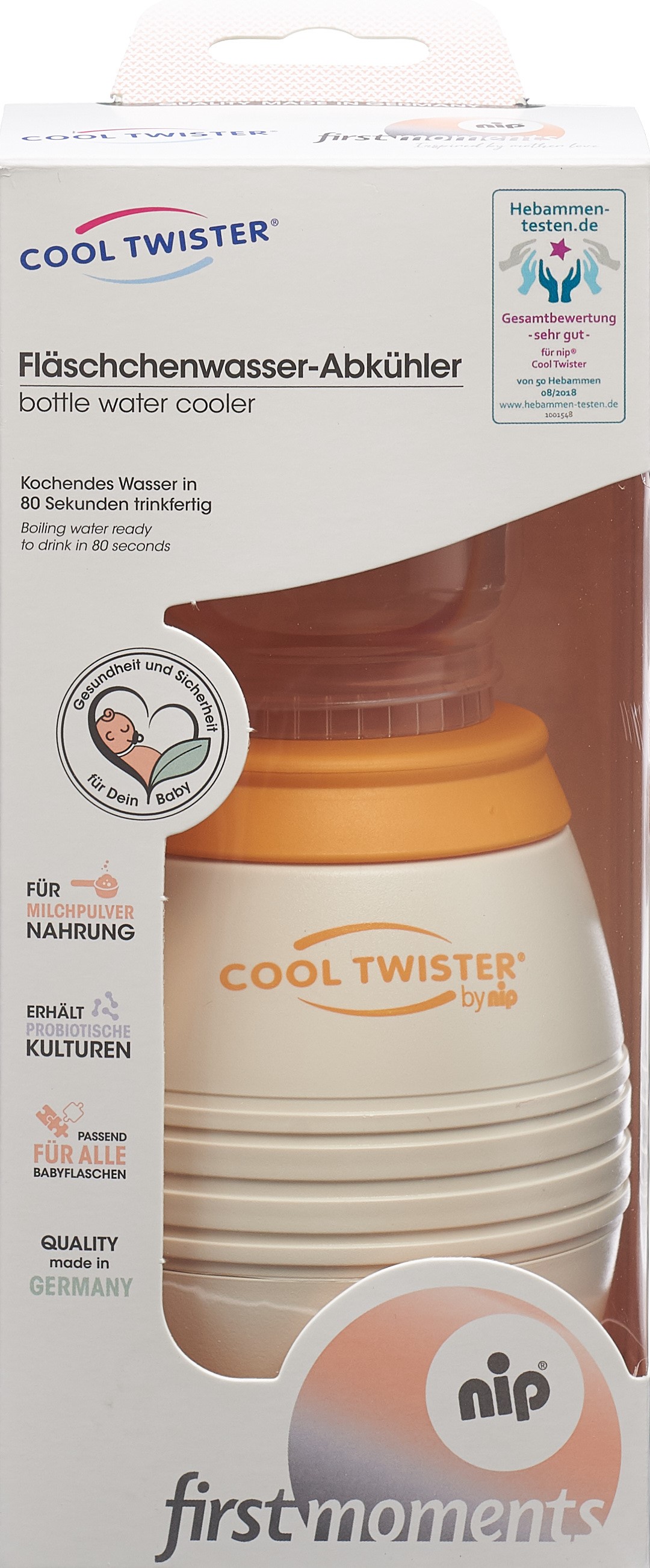 NIP Cool Twister Fläschchenwasser Abkühler - Online kaufen - Bimbosan